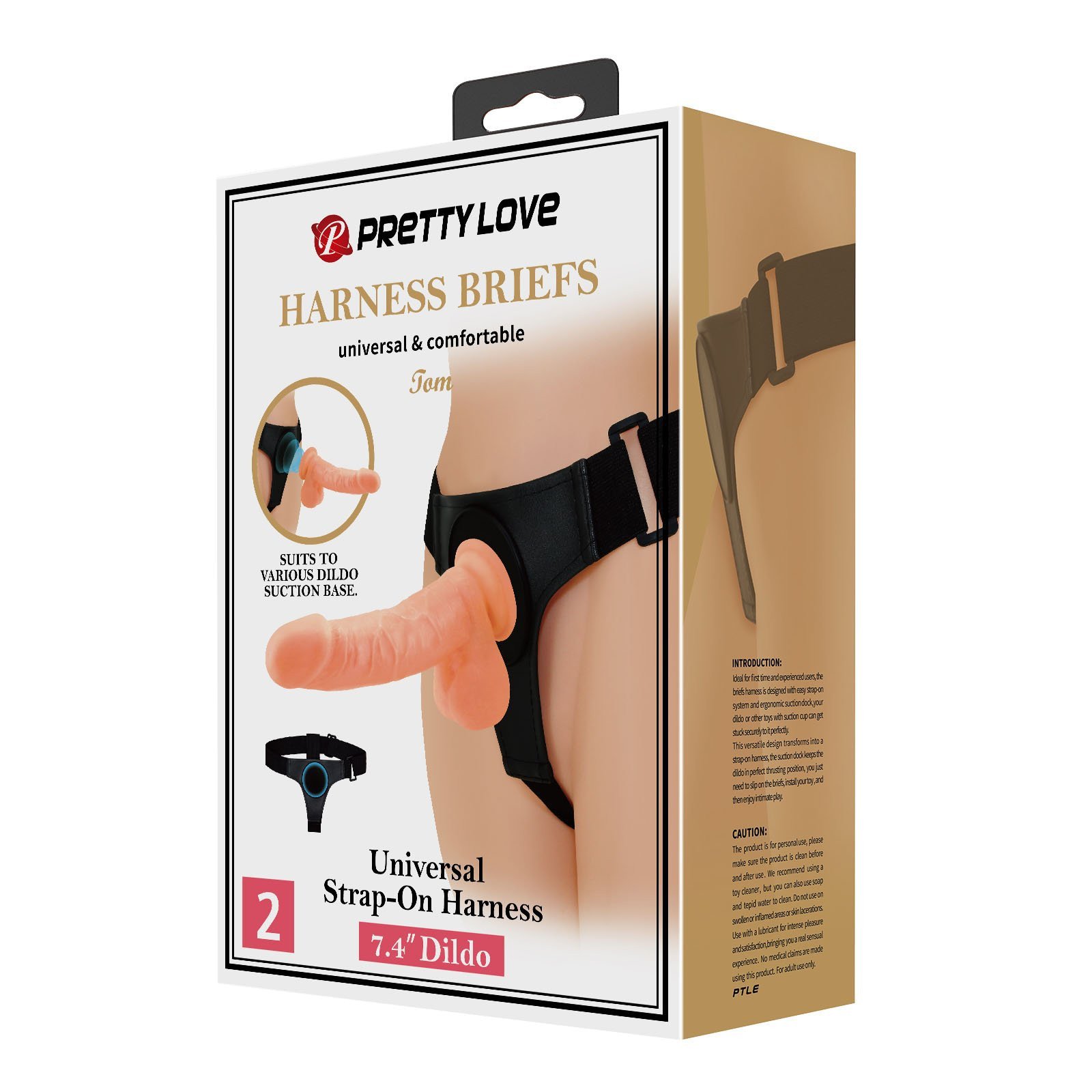 Strap-on dildo „Tom“ - Pretty Love