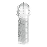 Penio mova „Ribbed Penis Sleeve” - Crushious