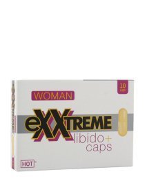 Maisto papildas moterims „Exxtreme Libido+ Caps“, 10 kapsulių - Hot