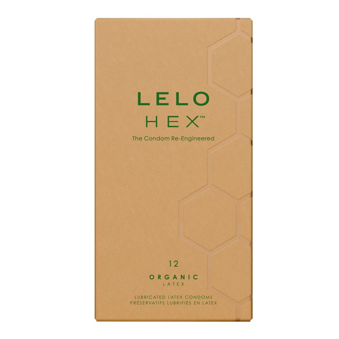 Prezervatyvai „HEX Organic Latex“, 12 vnt - LELO