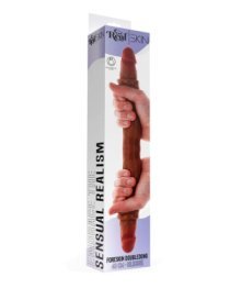 Dvigubas dildo „Foreskin Doubledong 40 cm“ - Get Real