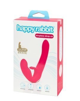 Vibruojantis strap-on dildo be dirželių „Strapless Strap-on“ - Happy Rabbit