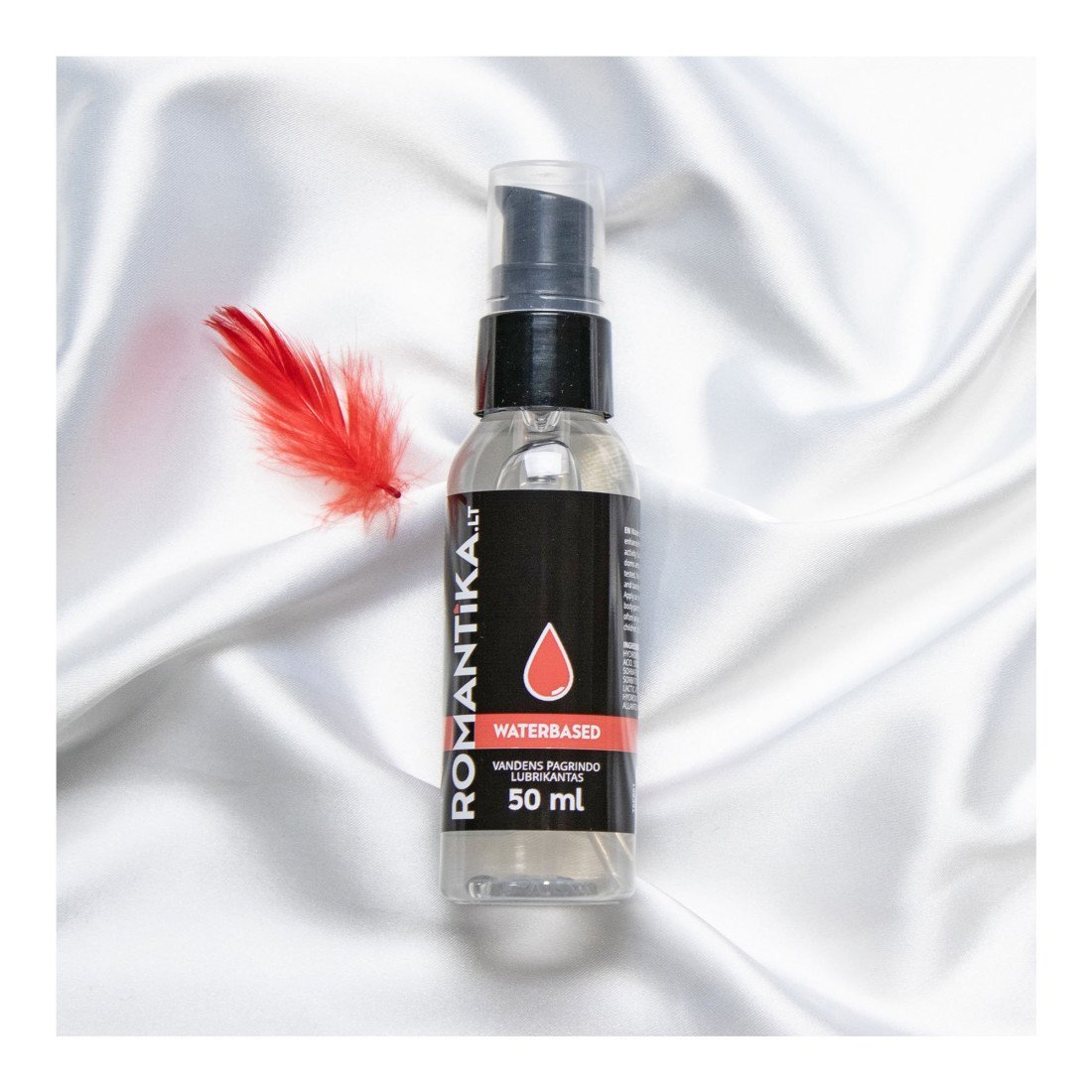 Vandens pagrindo lubrikantas „Romantika Waterbased“, 50 ml - Romantika.lt