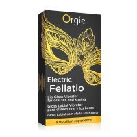 Stimuliuojantis lūpų blizgis oraliniam seksui „Electric Fellatio“, 10 ml - Orgie