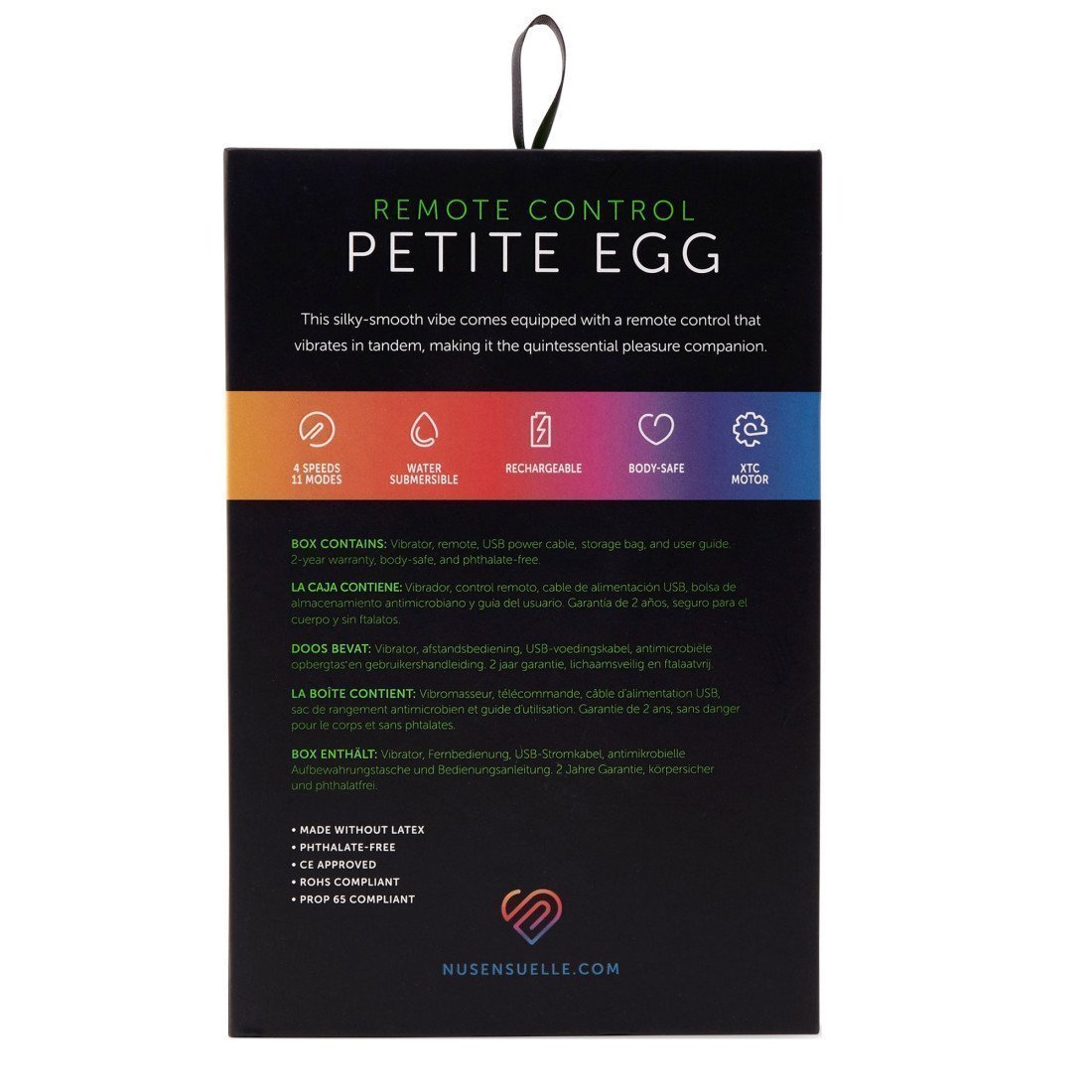 Vibruojantis kiaušinėlis „Petite Egg“ - Nu Sensuelle