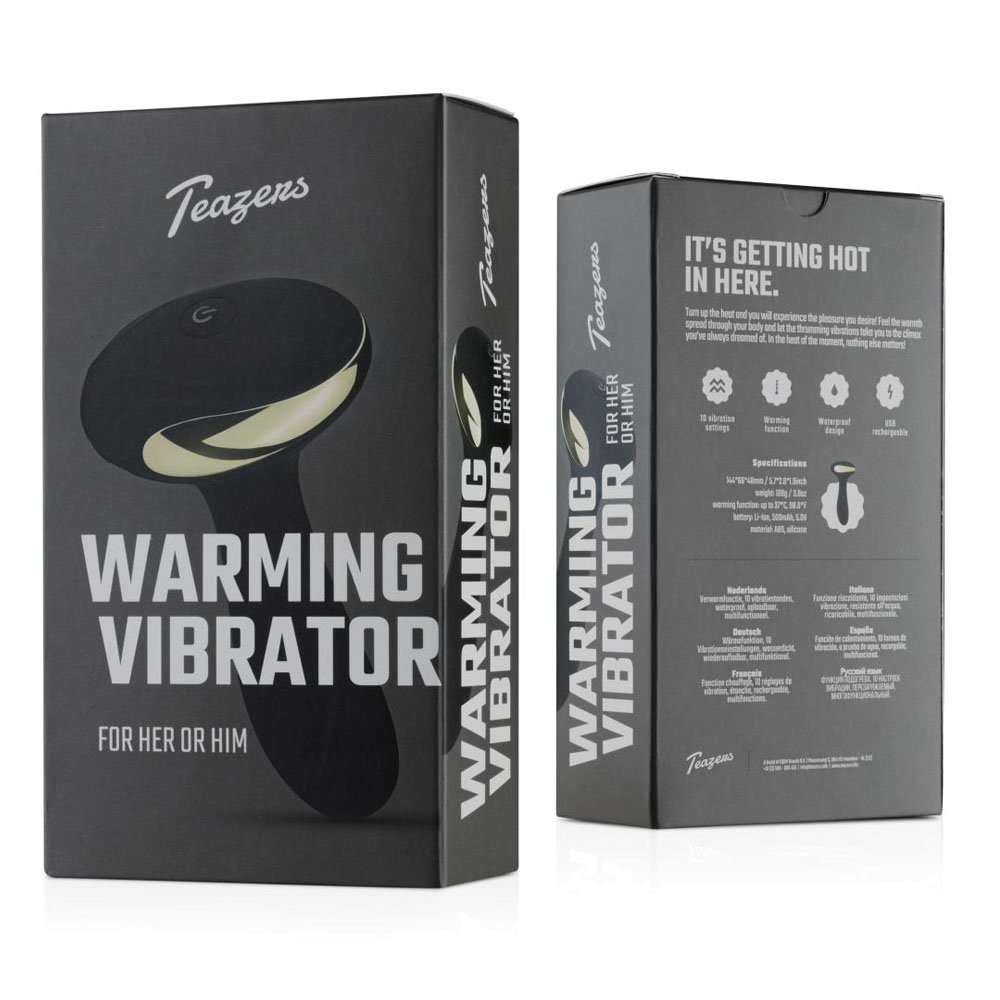 Analinis šylantis vibratorius „Warming Vibrator“ - Teazers