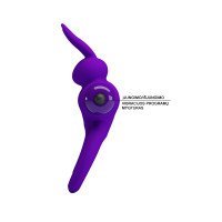 Vibruojantis penio ir sėklidžių žiedas „Vibrant Penis Ring III“ - Pretty Love