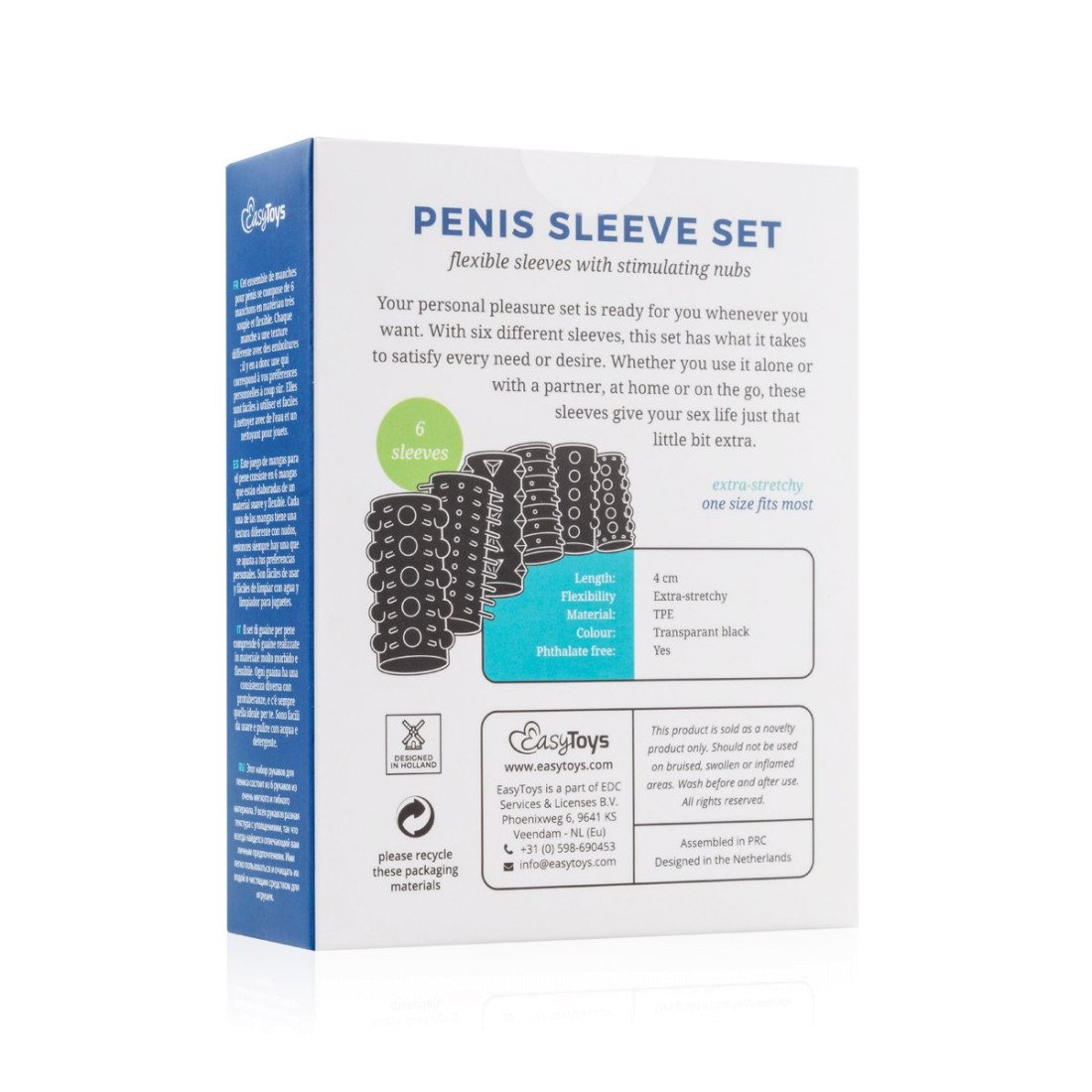 Penio movų rinkinys „Penis Sleeve Set“ - EasyToys