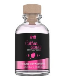 Šildantis masažo gelis „Cotton Candy“, 30 ml - Intt