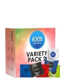 Prezervatyvų rinkinys „Variety Pack 2“, 48 vnt. - EXS Condoms