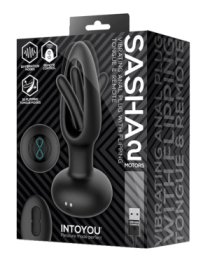 Vibruojantis analinis kaištis „Sasha“ - Intoyou