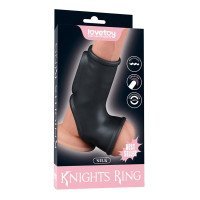 Vibruojanti penio ir sėklidžių mova „Knights Ring Silk“ - Love Toy