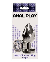 Didelis analinis kaištis „Disco Diamond Plug“ - ToyJoy