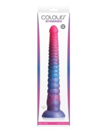 Dildo „Stacked 12 Inch - Pink Blue“ - NS Novelties