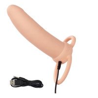 Vibruojantis strap-on dildo „Performance Maxx Rechargeable Thick“ - CalExotics