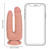 Dvigubas dildo „Double Trouble Dildo“ - RealRock