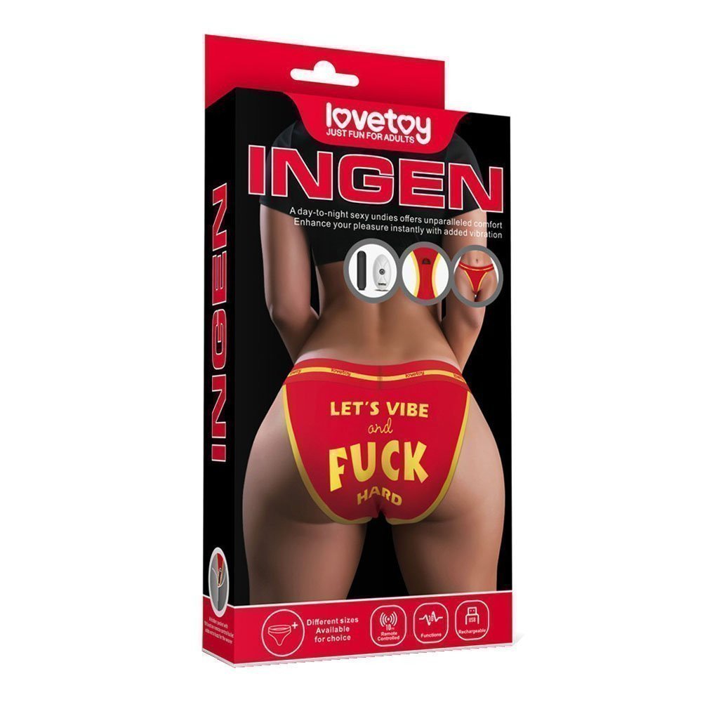 Vibruojančios kelnaitės „Fuck“ - Love Toy