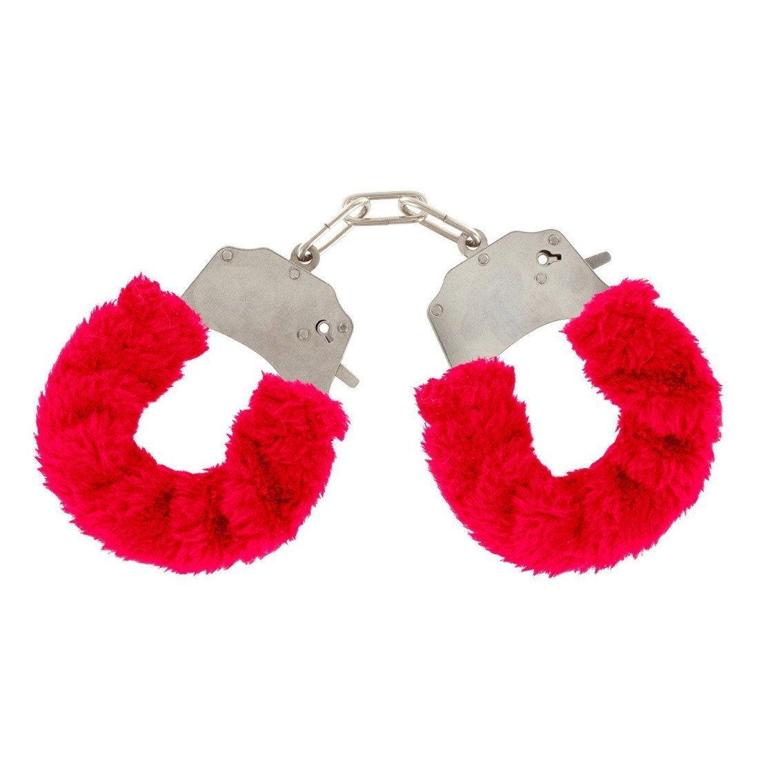 Metaliniai antrankiai „Furry Fun Cuffs“ - ToyJoy