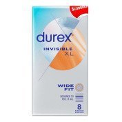 Ploni prezervatyvai „Invisible XL“, 8 vnt.