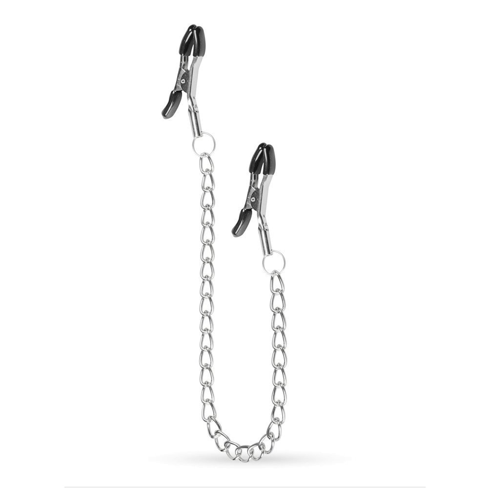 Spenelių spaustukai „Classic Nipple Clamps with Chain“ - EasyToys