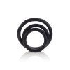 Penio žiedų rinkinys „Black Rubber Ring Set“ - CalExotics