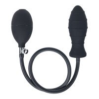 Pripučiamas analinis kaištis „Ribbed Inflatable Silicone Anal Plug“ - Levelz