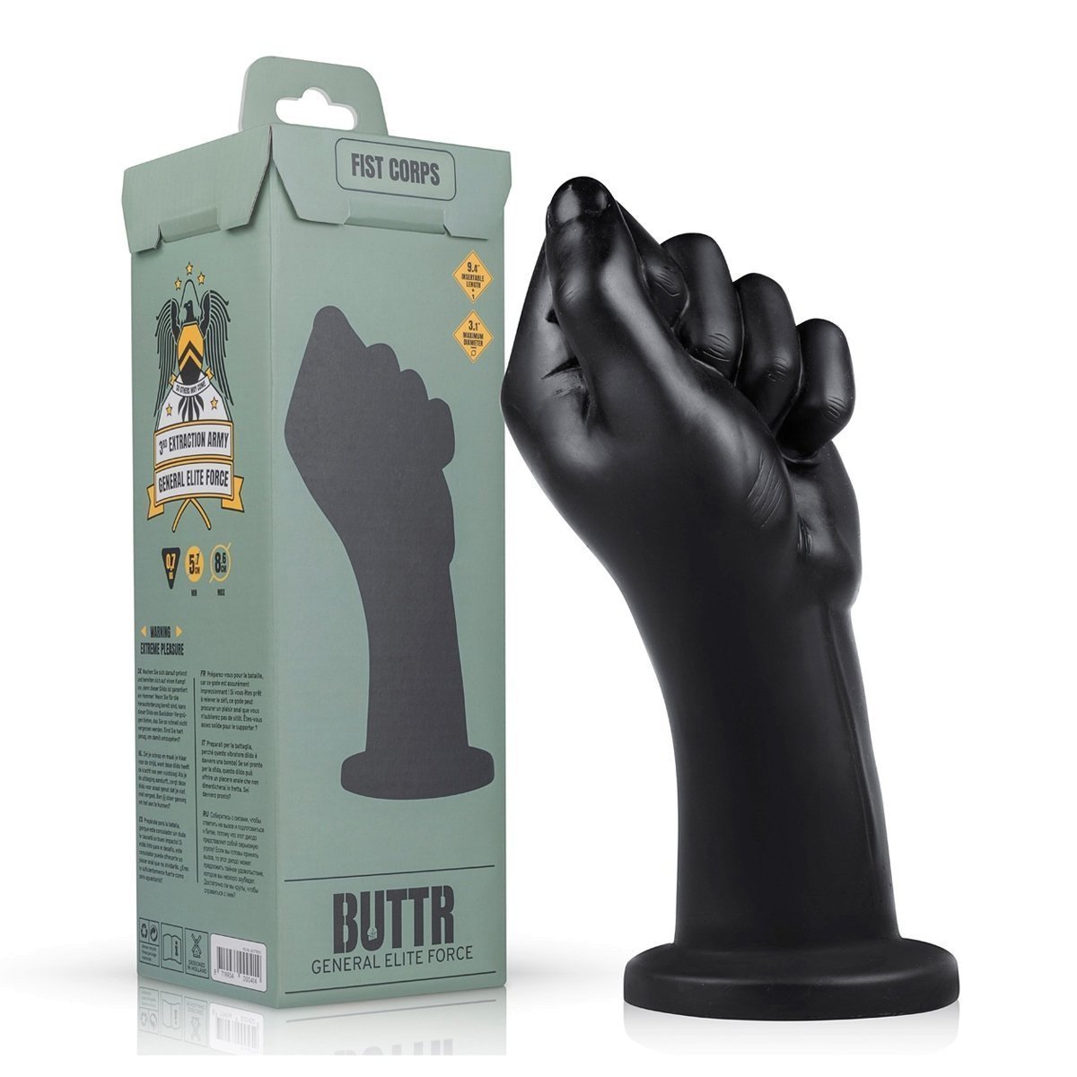 XXL analinis dildo „General Elite Force Fist Corps“ - Buttr