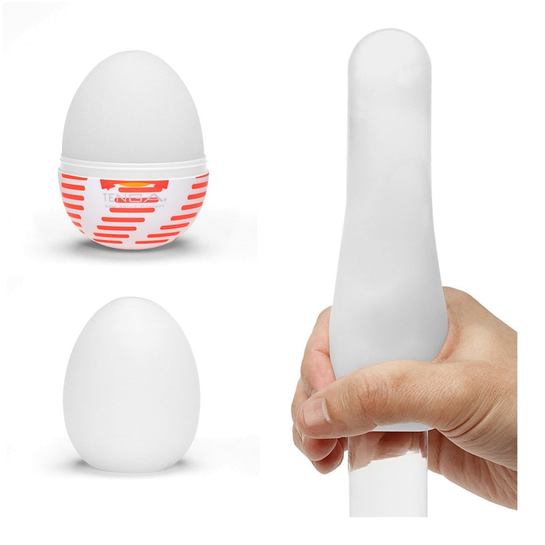 Masturbatorius „Egg Wonder Tube“ - Tenga