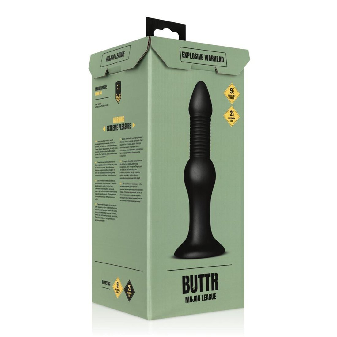 XXL analinis dildo „Explosive Warhead“ - Buttr