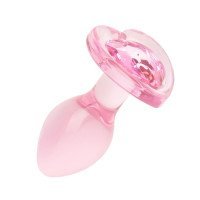 Stiklinis analinis kaištis „Anal Plug Small“ - EasyToys