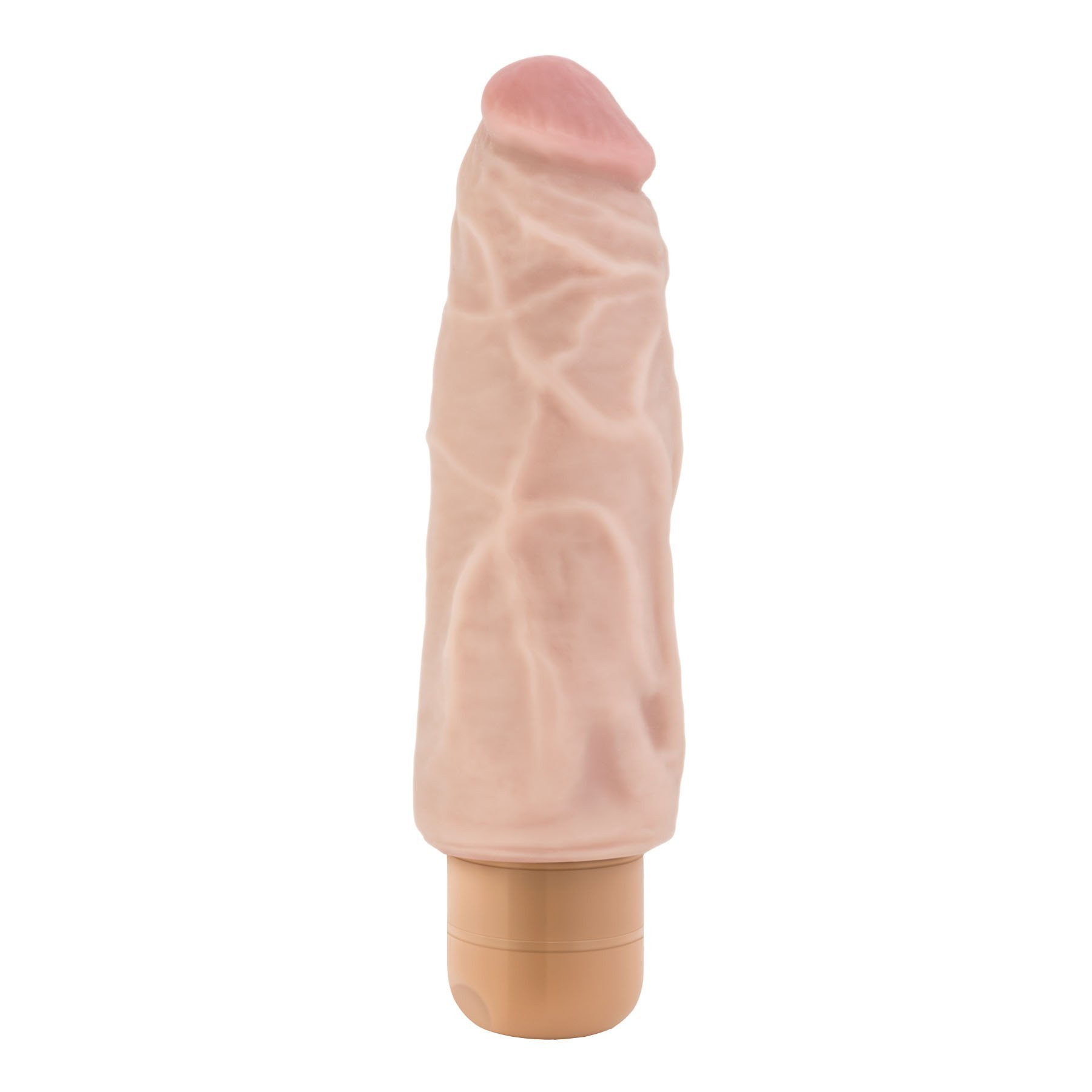 Vibruojantis dildo „Dr. Skin Vibe 9“ - Blush