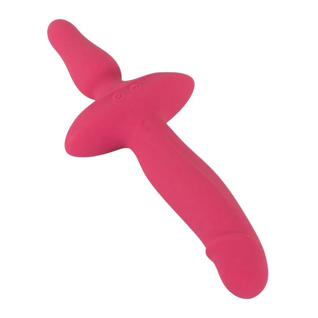 Vibratorius „2 in 1 Vibrator + Butt Plug“ - Couples Choice