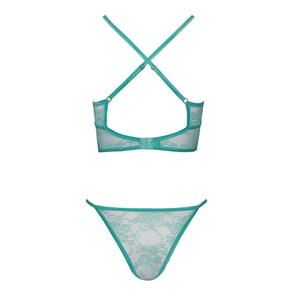 Liemenėlės ir kelnaičių rinkinys „Fantasy Mint Set“ - Cottelli Collection