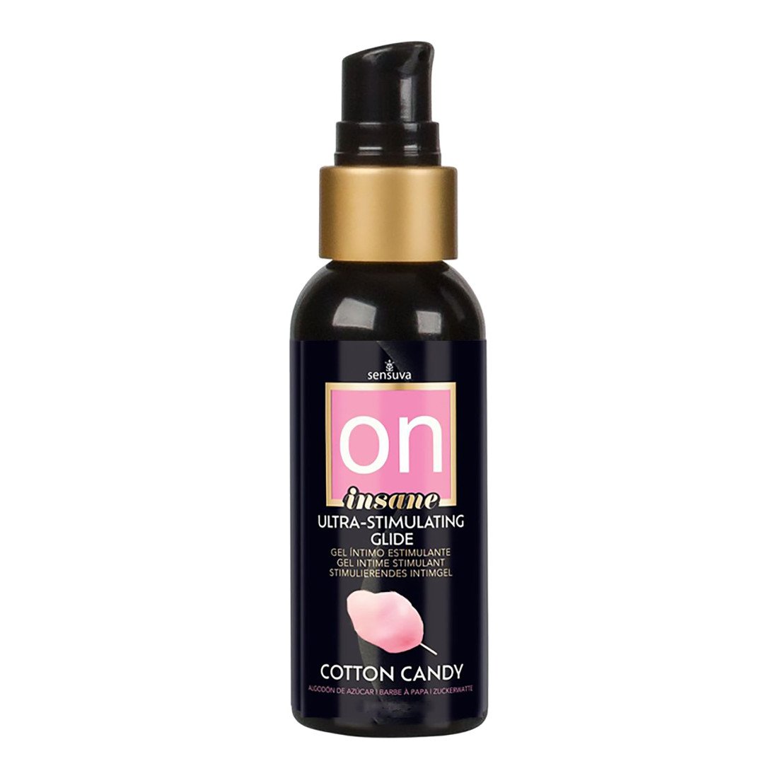 Stimuliuojantis lubrikantas „Ultra Stimulating on Insane Cotton Candy“, 57 ml - Sensuva