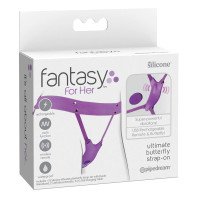 Dėvimas vibratorius „Ultimate Butterfly Strap-On“ - Fantasy For Her