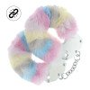 Antrankiai „Heavy-duty Fluffy Handcuffs Multicolor 2“ - Ouch!