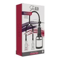 Spenelių pompa „Vacuum Nipple Pleasure Pump M/L“ - She.E.O Spenelių pompa „Vacuum Nipple Pleasure Pump M/L“ - She.E.O