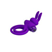 Vibruojantis penio ir sėklidžių žiedas „Vibrant Penis Ring III“ - Pretty Love