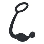 Prostatos masažuoklis - penio žiedas „Cock Ring with Prostate Stimulator Medium“