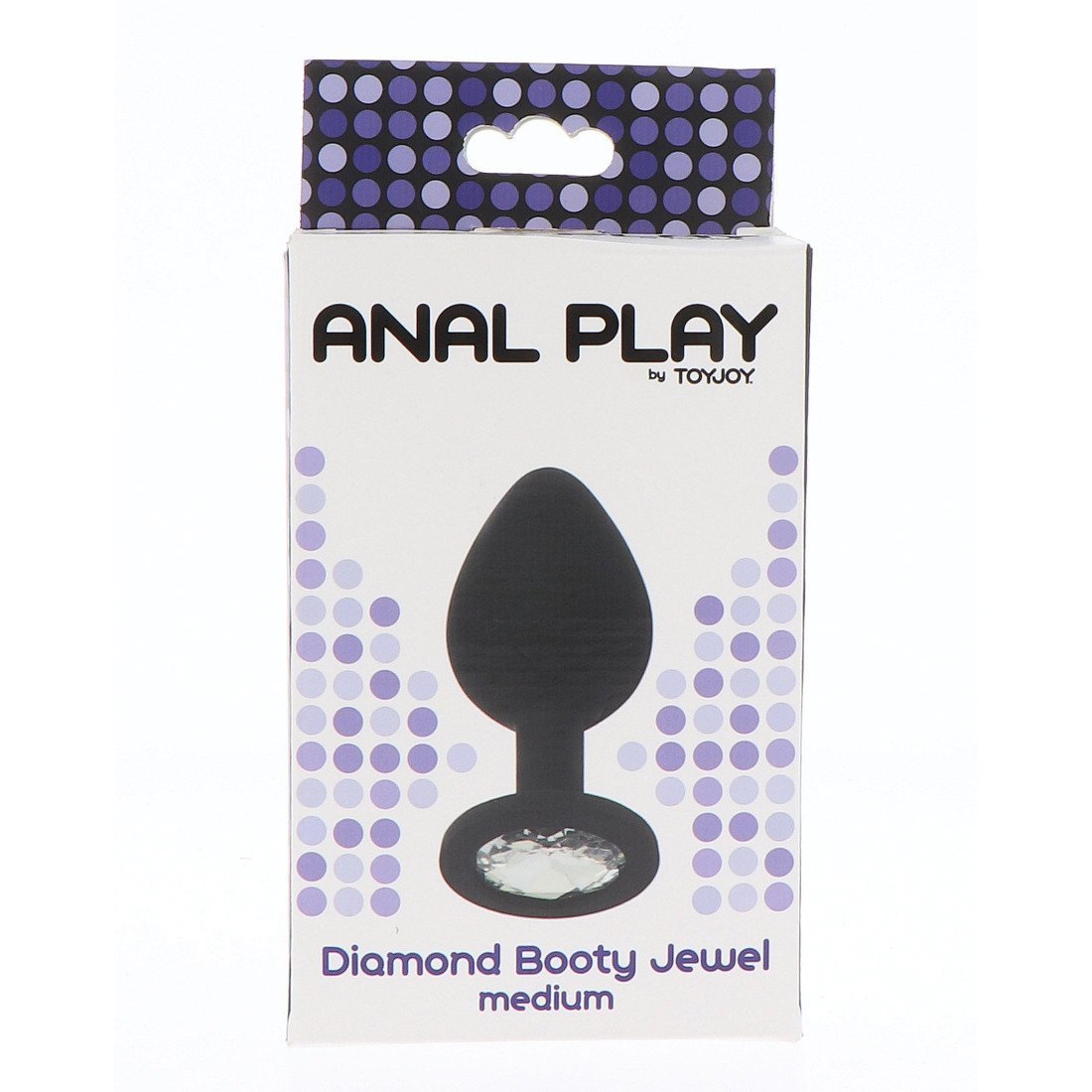 Vidutinis analinis kaištis „Diamond Booty Jewel“ - ToyJoy