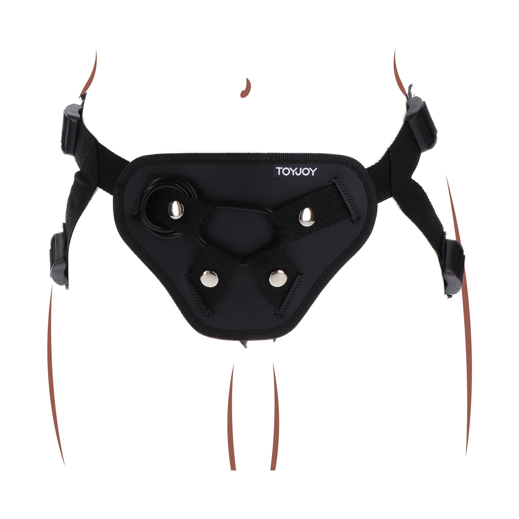 Diržai strap-on seksui „Strap-on Deluxe Harness“ - Get Real