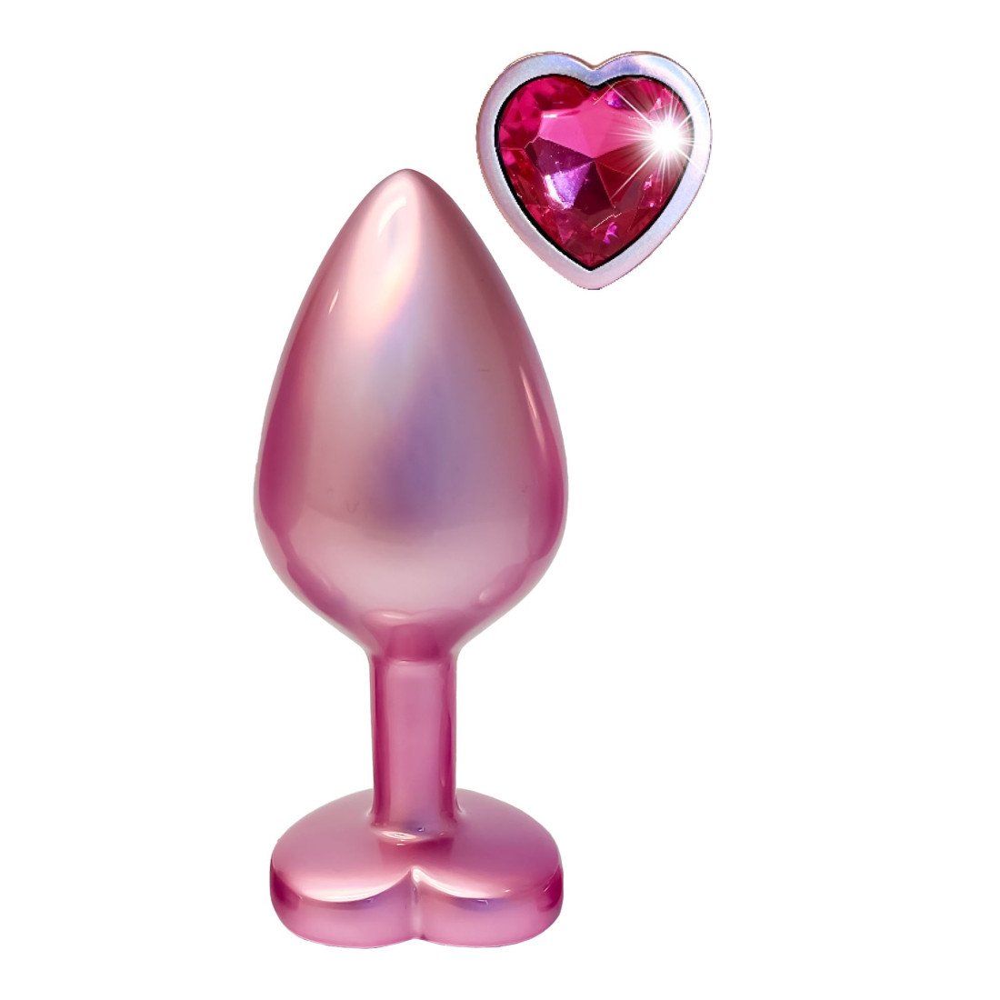 Vidutinis analinis kaištis „Pearl Pink Gleaming Love“ - Dream Toys