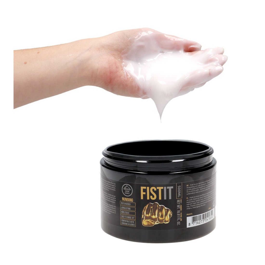 Vandens pagrindo lubrikantas „Numbing“, 500 ml - Fist It