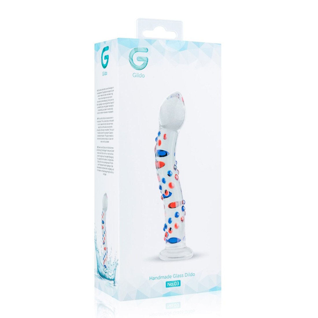 Stiklinis dildo „Glass Dildo Nr. 3“ - Gildo