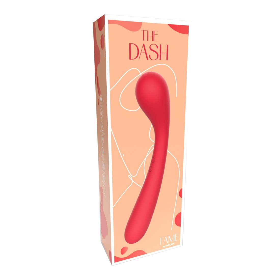 Dvipusis G taško vibratorius „Fame The Dash“ - ToyJoy