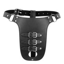 Suvaržymo diržas vyrams „Xtreme Chastity Belt with Straps“ - Ouch!