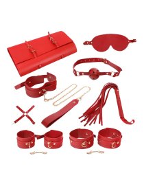 Suvaržymo rinkinys „Bondage Set with Carry Bag Red“ - Latetobed