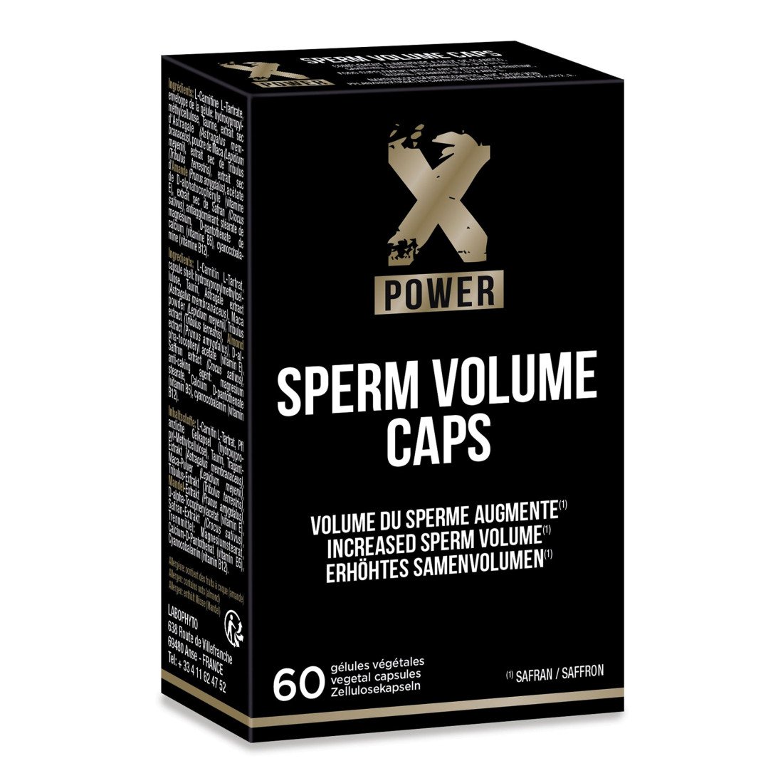 Maisto papildas vyrams „Sperm Volume Caps“, 60 kapsulių - LaboPhyto