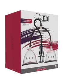 Krūtų pompa „Vacuum Breast Pleasure Pump M/L“ - She.E.O
