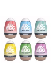 Masturbatorių rinkinys „Ezy Egg 6 Pack“ - Crushious